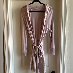 Soma lounge/sleep hooded cozy cardigan size Small-medium